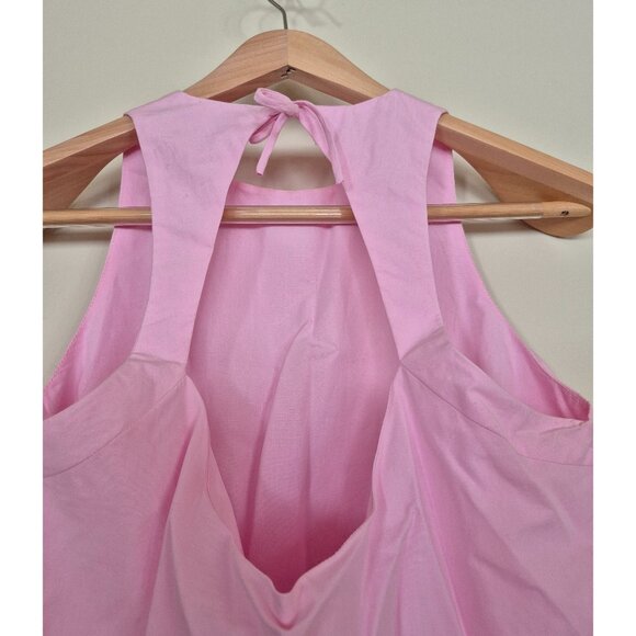 ZARA Poplin Bubble Top Size M Pink 100% Cotton NWT - Picture 11 of 12